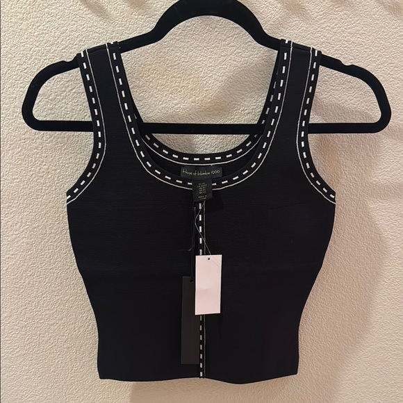 House of Harlow 1960 Tops - House of Harlow Black and White Women's Top